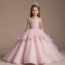 Elegant princess dresses for a high-end couture brand