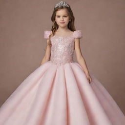 Elegant princess dresses for a high-end couture brand