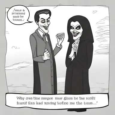 Why did the vampire only come out during the gloam? Because he couldn't stomach the daylight!