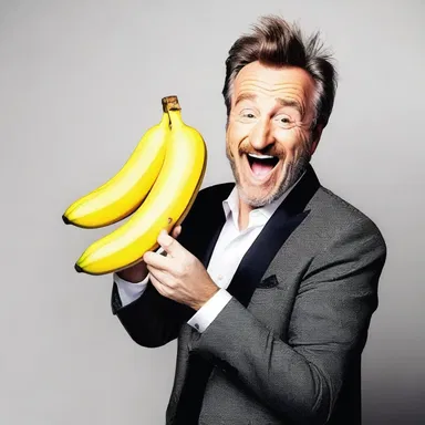The comedian's shallow joke about a banana peel slipping incident made the crowd burst into laughter.