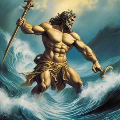 In Greek mythology, Poseidon's anger caused the ocean to shallow, creating treacherous waters for sailors.