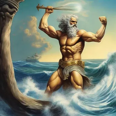 In Greek mythology, Poseidon's anger caused the ocean to shallow, creating treacherous waters for sailors.