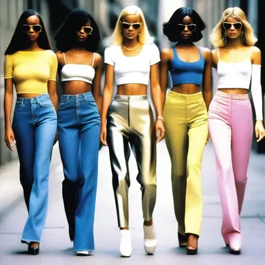 The fashion industry experienced a retrogressive period in the 2000s when styles from the 1980s were reintroduced.