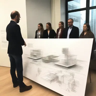The line of questioning in the architecture presentation focused on the ecological sustainability of the design.