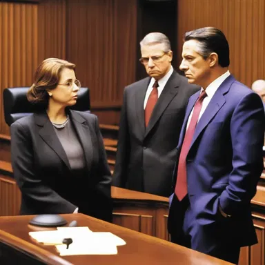 In the intense courtroom scene, the determined lawyer's line of questioning revealed the true identity of the mysterious culprit.