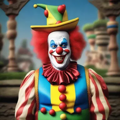 Why did the clown take a trip to the dreamworld? Because he wanted to visit never-never land!