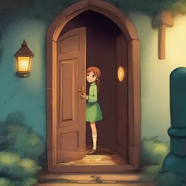 In the novel, the protagonist discovers a hidden doorway that leads to a magical dreamworld.