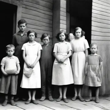 During the Great Depression, many families had to squeeze out a living by doing odd jobs and selling homemade goods.