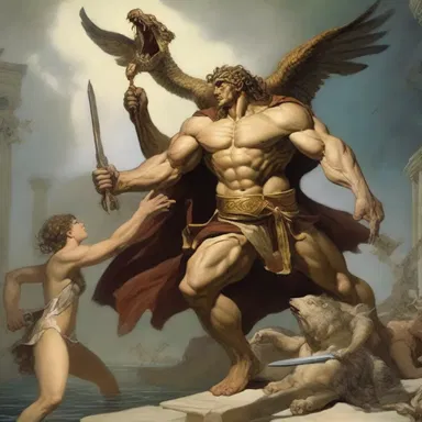 According to Greek mythology, the heroes often faced their fears by battling monsters and gods.