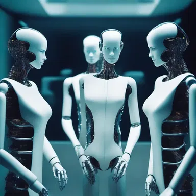 The futuristic society in the story exhibited a fear of artificial intelligence, highlighting their profound respect for its potential influence.