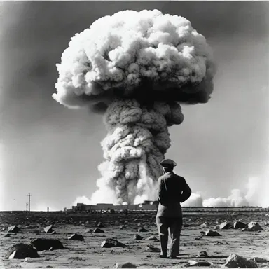 During the Cold War, many people lived in constant fear of a nuclear attack.