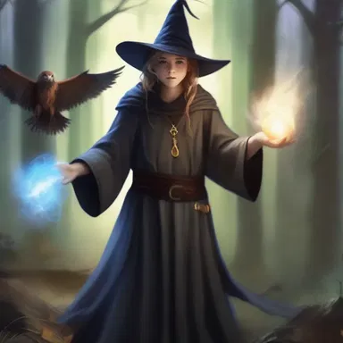 The young wizard summoned a powerful spell to scare away the fear-inducing creatures in the fantasy novel.