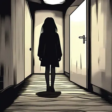 The young girl entered the dark basement, fearing what she might find.