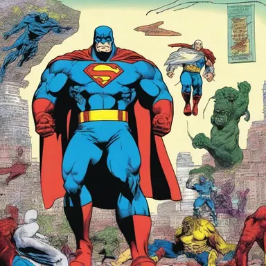 In the Marvel comics, superheroes often face fearsome villains who threaten the safety of the world.