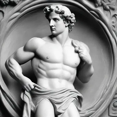 According to Greek mythology, the god Apollo discovered the art of shaving and taught it to mankind.