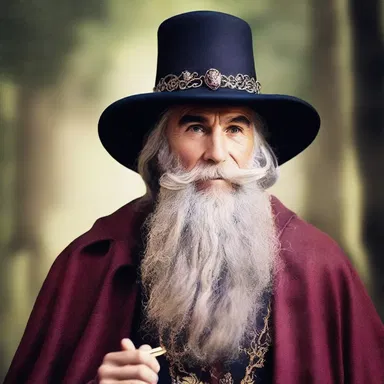 In the magical kingdom, the sorcerer would shave his beard with a wand.