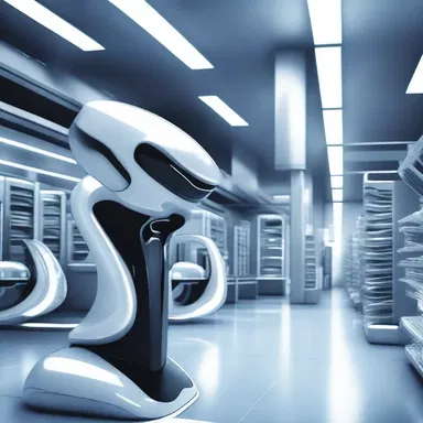 In the futuristic world, prices were shaved by using advanced technology to eliminate production costs.