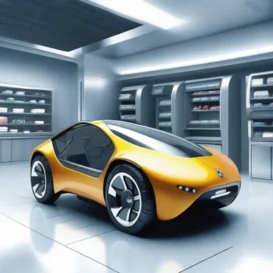 In the futuristic world, prices were shaved by using advanced technology to eliminate production costs.
