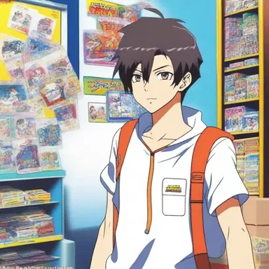 The main character in the anime series managed to shave the price of his dream gadget by winning a gaming competition.