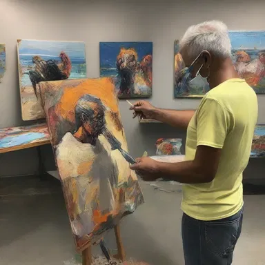 The artist decided to shave the price of their paintings to attract more buyers and build a larger following.