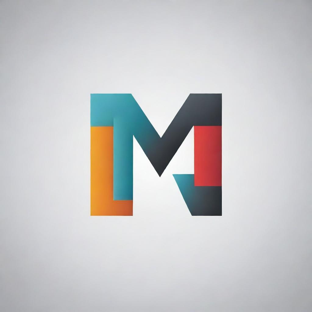 Design a logo that creatively incorporates both the letter M and D.