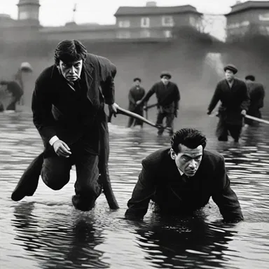 The film director wanted to create a suspenseful scene that kept the audience in cognisance of the impending danger.