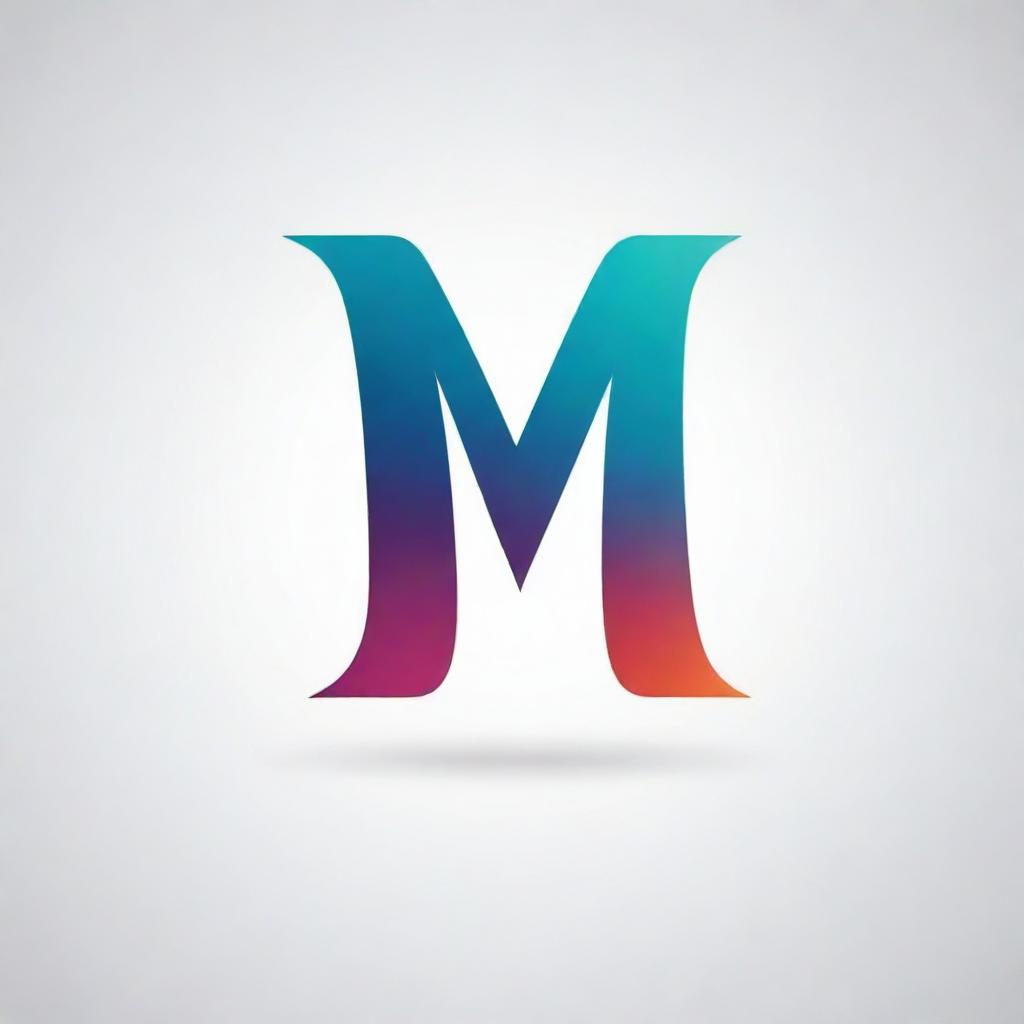 Design a logo that creatively incorporates both the letter M and D.