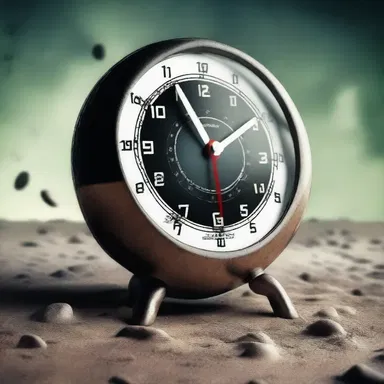 In the science fiction novel, a timer was used to countdown the destruction of Earth.