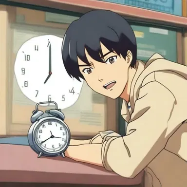 In the anime series, the timer is often depicted as a character who keeps track of time during crucial moments of the story.