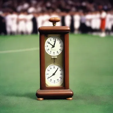 The novel described the pressure felt by the timer as they were responsible for accurately measuring the time during the championship game.