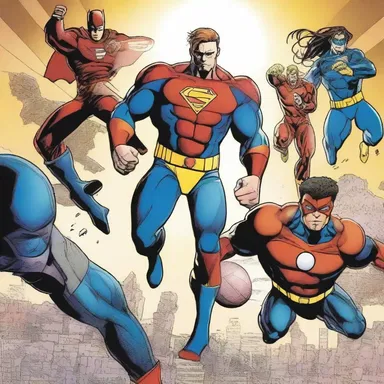 The comic book series follows a group of superheroes who not only save the world but also dominate the football season with their superhuman abilities.