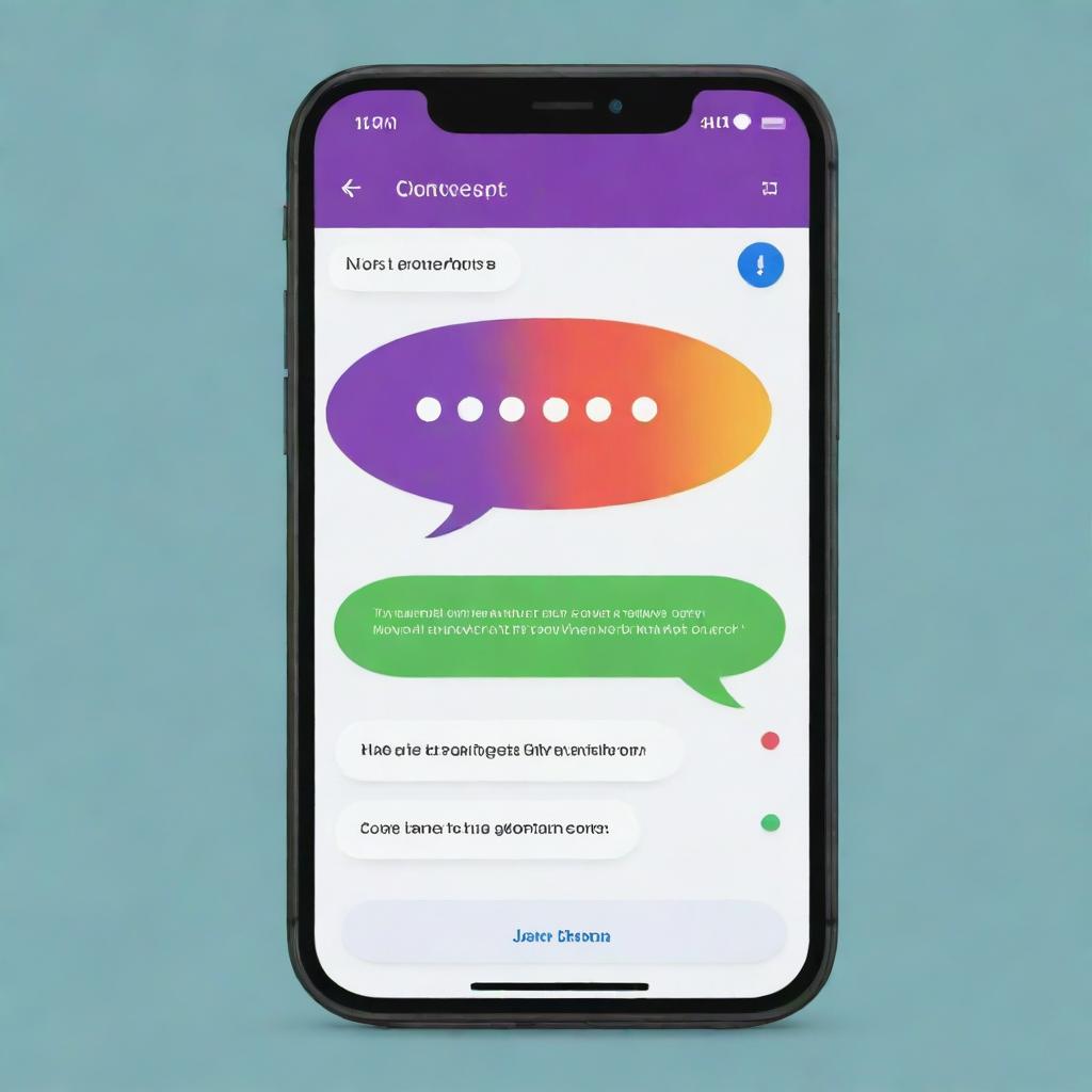 Generate a vivid thumbnail with the ChatGPT logo, a smartphone showing the app's user interface, and a speech bubble containing engaging conversational snippets. The design should include bold colors, clear fonts, and an aspect of intrigue.