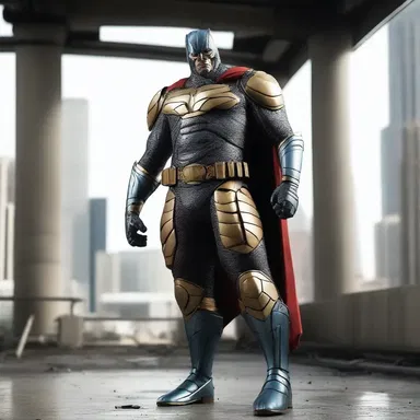 The superhero's suit was equipped with advanced technology, including retractable brachiums that helped him in battle.