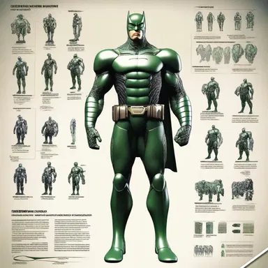 The superhero's suit was equipped with advanced technology, including retractable brachiums that helped him in battle.
