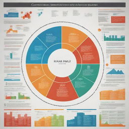 A vibrant, informative poster showing the concept of supply in economics. It should feature graphs, money flows, everyday commodities, and transactions. The emphasis should be on the importance of supply dynamics in everyday life.