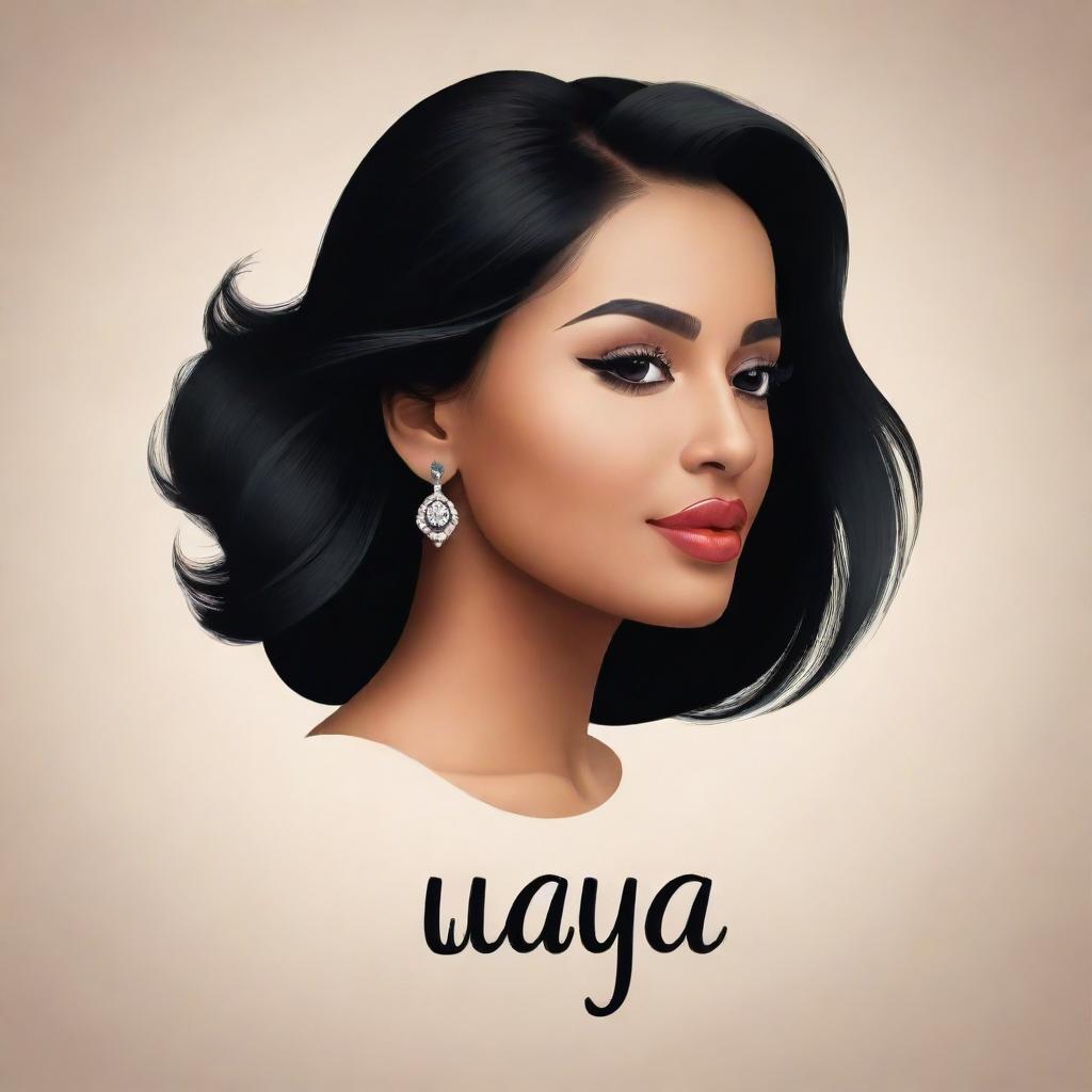 A stylish and elegant profile picture featuring the name 'Walija' in a creative typography design.