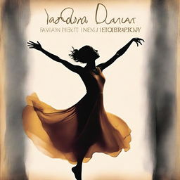 Create an image for a modern dance art project cover featuring Isadora Duncan