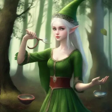 Within the magical realm, the elves possess the power to librate the objects and determine their true weight.
