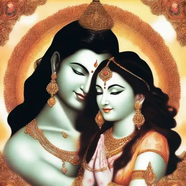 According to Hindu mythology, Lord Shiva taught his consort Parvati the secrets of tantra, which became the basis for their divine union and cosmic creation.