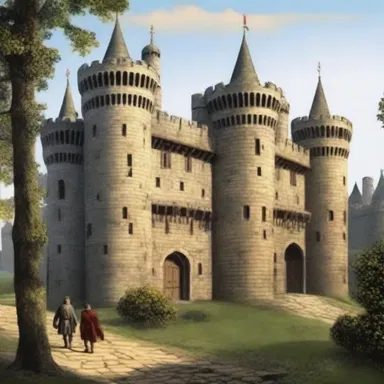 The seneschal in the medieval literature played a crucial role in managing the affairs of the castle.