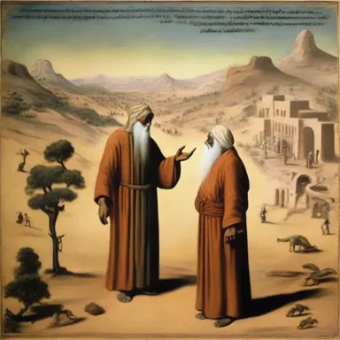 The painting depicted a prophet with telegnosis, able to see and understand events happening in faraway lands.