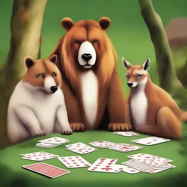 Why did the hominal refuse to play cards with the animals? Because they were tired of being dealt a wild hand!