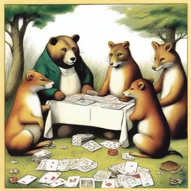 Why did the hominal refuse to play cards with the animals? Because they were tired of being dealt a wild hand!