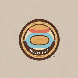 A logo featuring a visually appealing representation of bread, incorporating colors that invoke fresh-baked goodness and comfort.