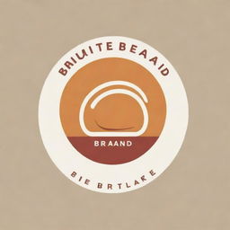 A logo featuring a visually appealing representation of bread, incorporating colors that invoke fresh-baked goodness and comfort.