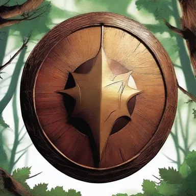 In the comic book series, the superhero's powerful shield was crafted from rare briarwood found deep in the mystical forest.