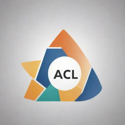 Create a graphic design featuring the team name 'Acl'. The design should visually represent the disciplines of programming in Python, C++, and JavaScript but not Java or Web Design, along with Excel, PowerPoint, and Word capabilities. The design itself should be suited for presentations, spreadsheets, and research documentation.