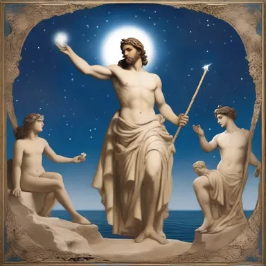 According to Greek mythology, the gods fashioned the stars into a reseau to guide sailors at night.