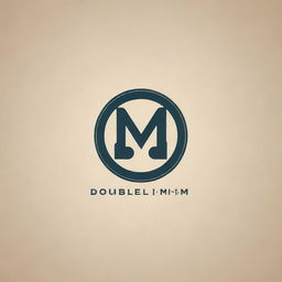 Create a logo for a multi-service shop named 'Double M' that deals in stationery items, print out services, and documentation services. The logo should convey professionalism and convenience, incorporating elements related to stationery and print/documentation services.