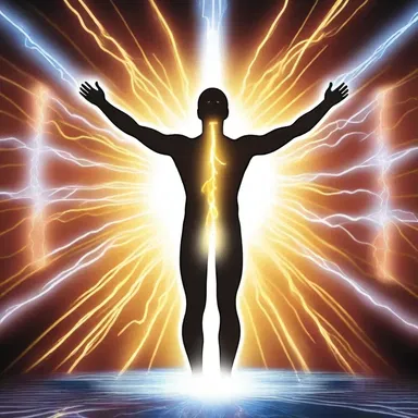The power of current electricity was compared to the divine energy flowing through all living beings.